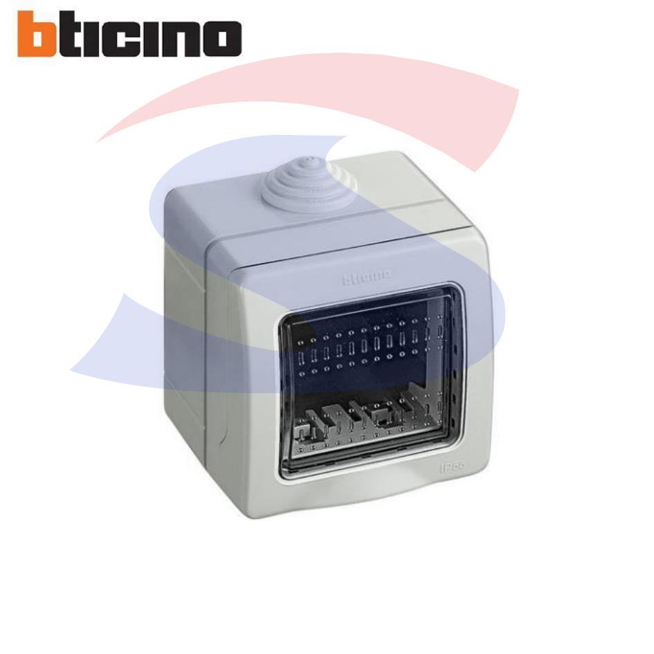 Cassetta portafrutti da esterno 76x76x65 mm 2 posti - BTICINO 25502