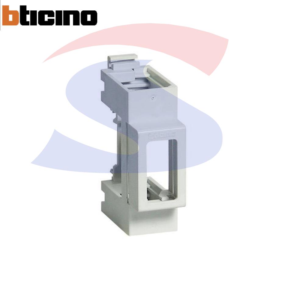 Adattatore frutti RJ45 Bticino Living Now bianco