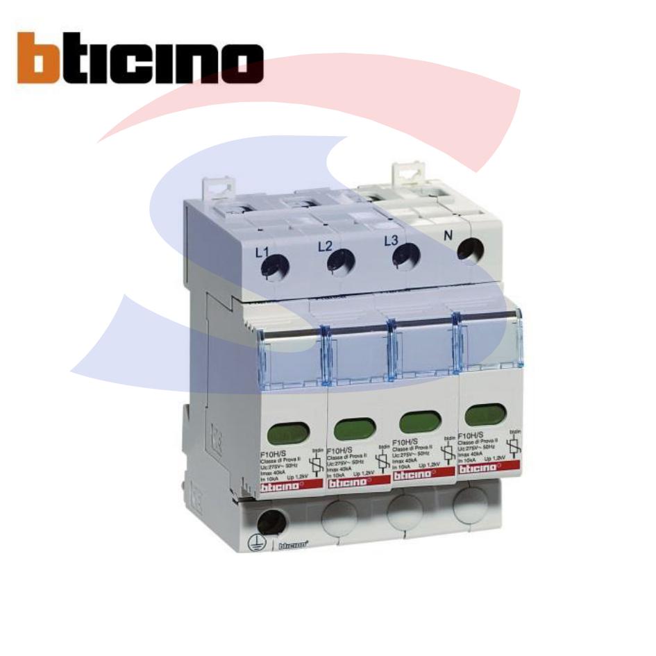 Limitatore di sovratensione 10 kA e tensione massima 1,2 kV - BTICINO F10H/4