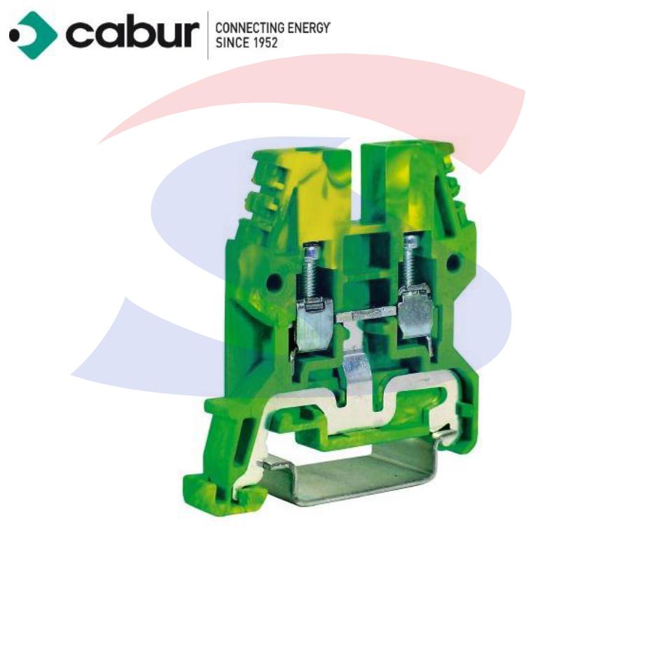 Morsetto modulare di terra 32 A sezione cavi 4 mm² - CABUR TO430
