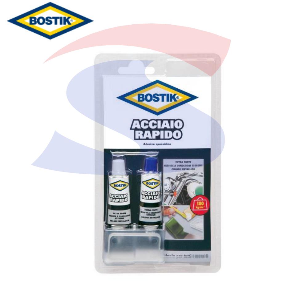 Adesivo Acciaio "rapido" di Bostik da 2 x 15 ml - BOSTIK D2366