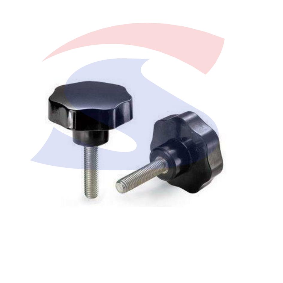 Volantino maschio con perno di 20 mm e pomello di Ø 30 mm - DE SANTIS 20490