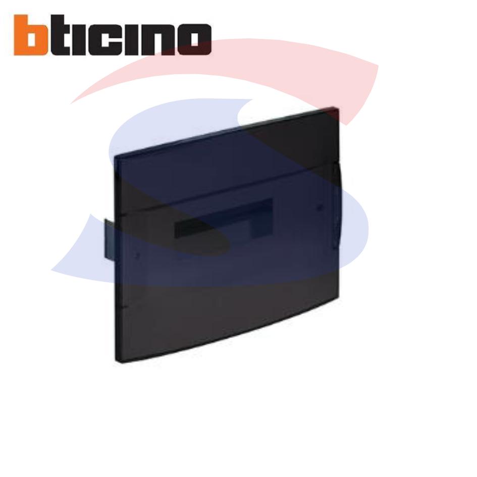 Frontalino in resina termoplastica 4 moduli fumè - BTICINO F215P/4D