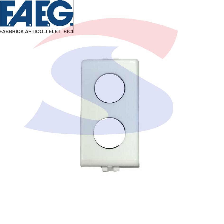 Adattatore 2 fori presa TV+Sat per serie Bticino Matix - FAEG 22685