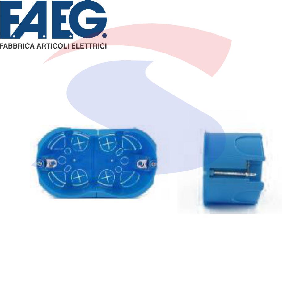 Cassetta portafrutti da incasso 115x65x49mm 4 posti - FAEG 10254