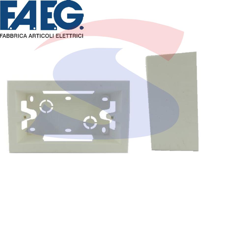 Cassetta portafrutti da esterno 120x83x45 mm 4 posti - FAEG 10264