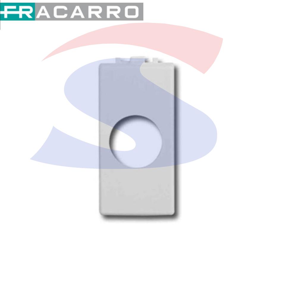 Adattatore 1 foro presa TV per serie Bticino Luna, Bianco - FRACARRO 280756