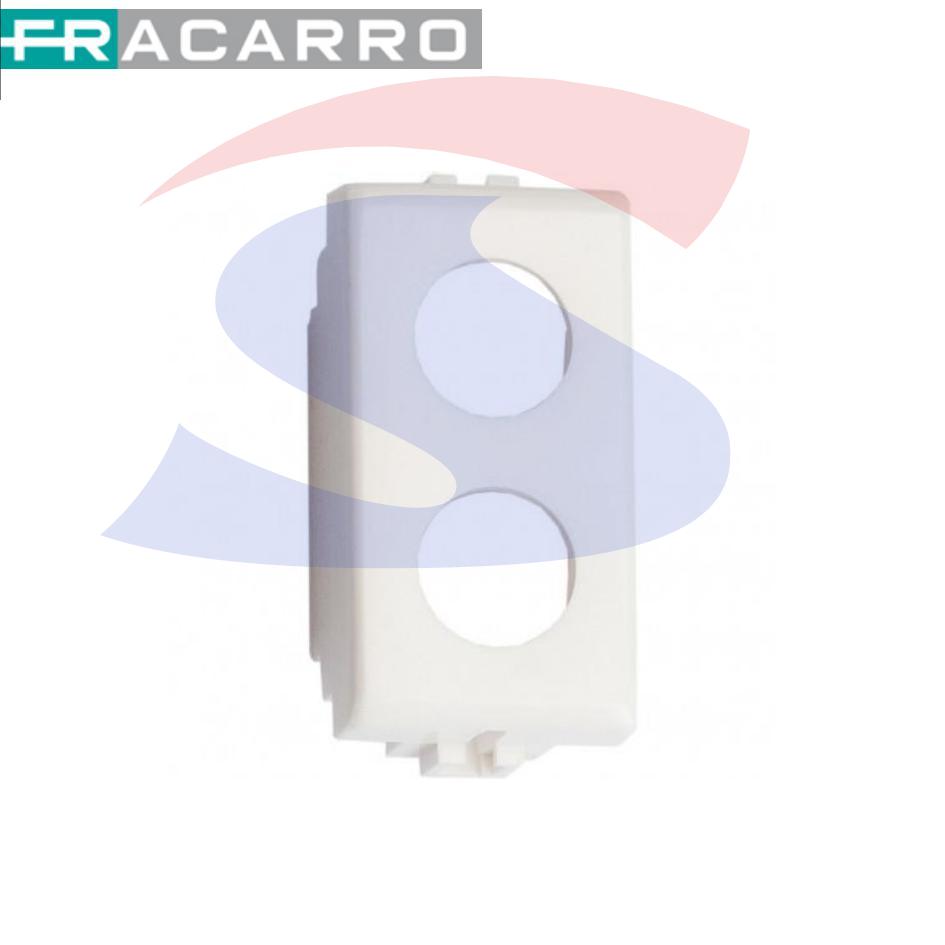 Adattatore 2 fori presa TV+Sat per serie Bticino Matix - FRACARRO 280807
