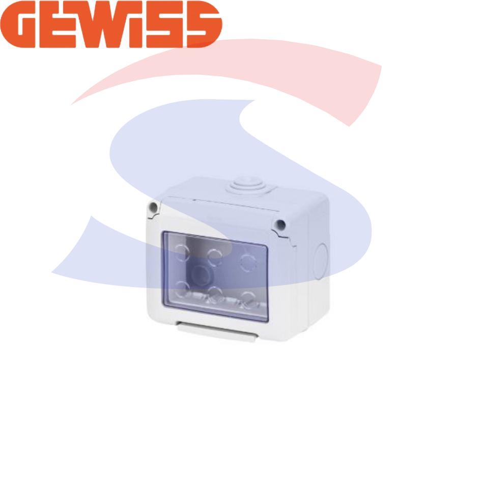 Cassetta portafrutti da esterno 99x82x65 mm 3 posti - GEWISS GW27043
