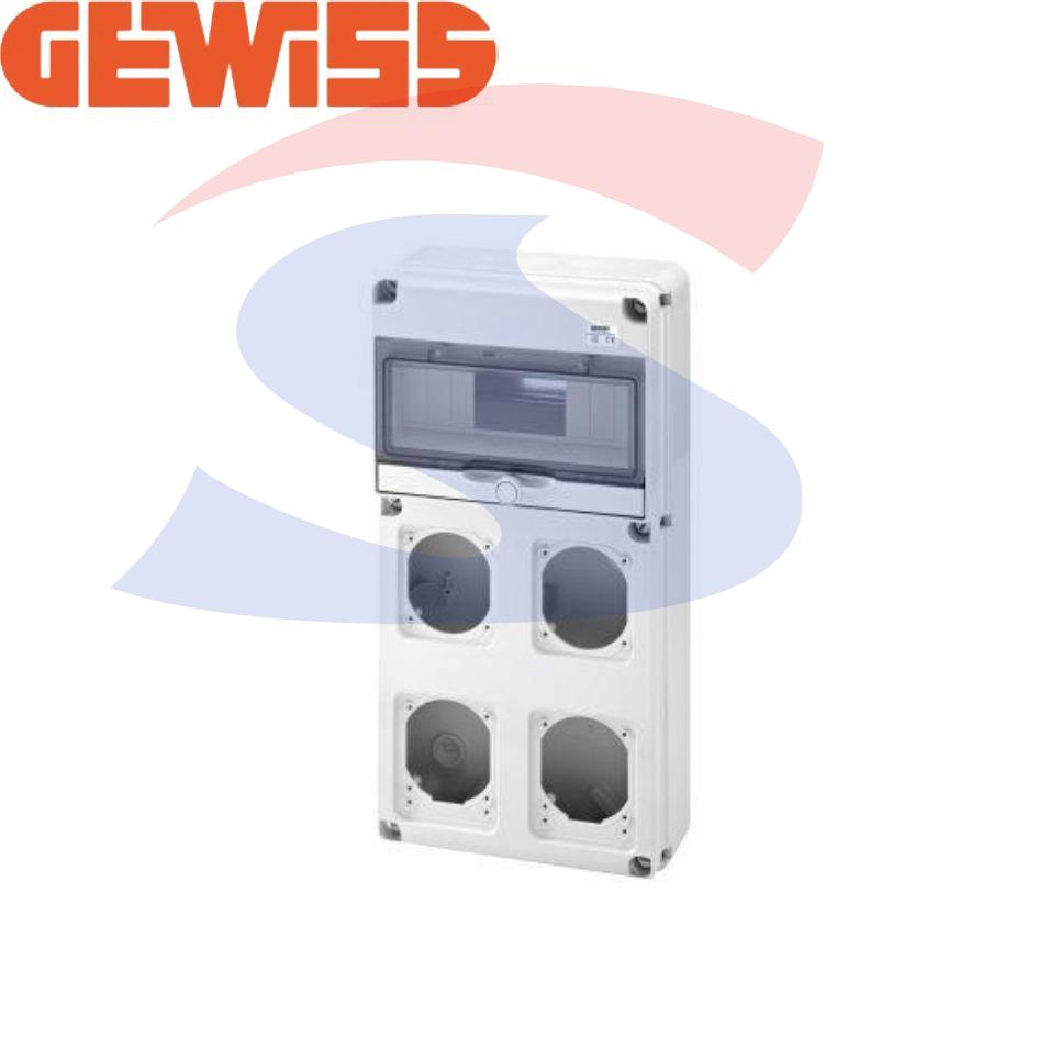 Centralino modulare da esterno 220X435x96 mm 10 moduli - GEWISS GW68003N