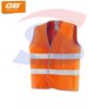 Gilet alta visibilità Taglia Unica, Arancio fluo - GREENBAY 422035
