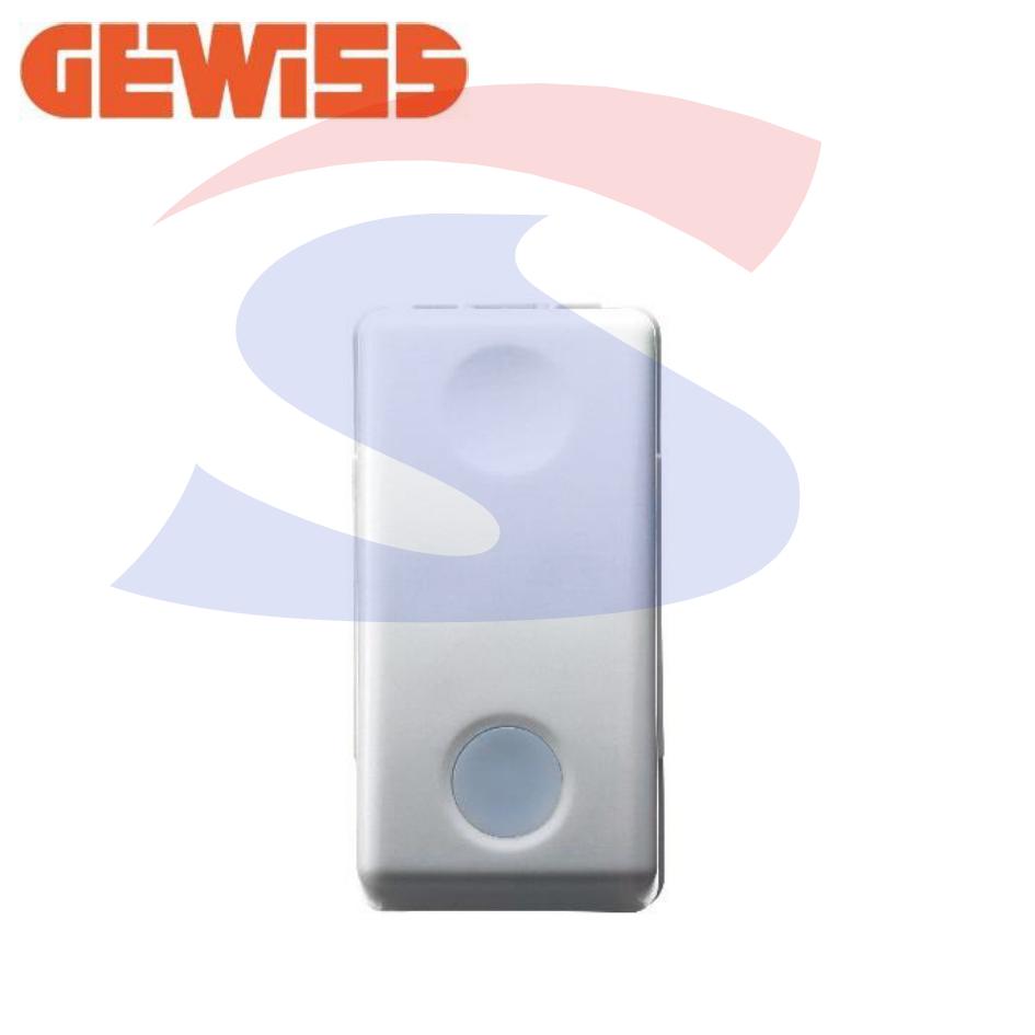 Interruttore serie "SYSTEM" 2P 16 A, 250 V Luminoso Bianco - GEWISS GW20504