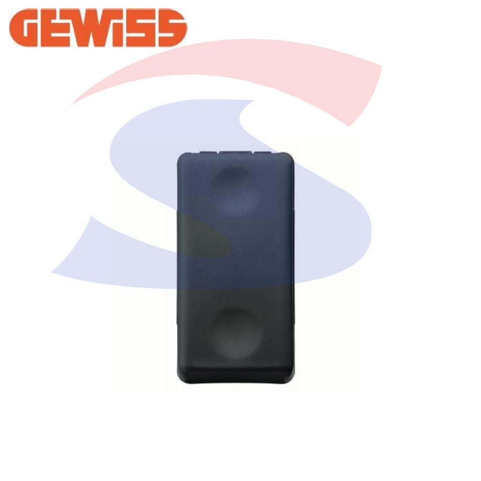 Deviatore serie SYSTEM" 16A 250V, Nero - GEWISS GW21576