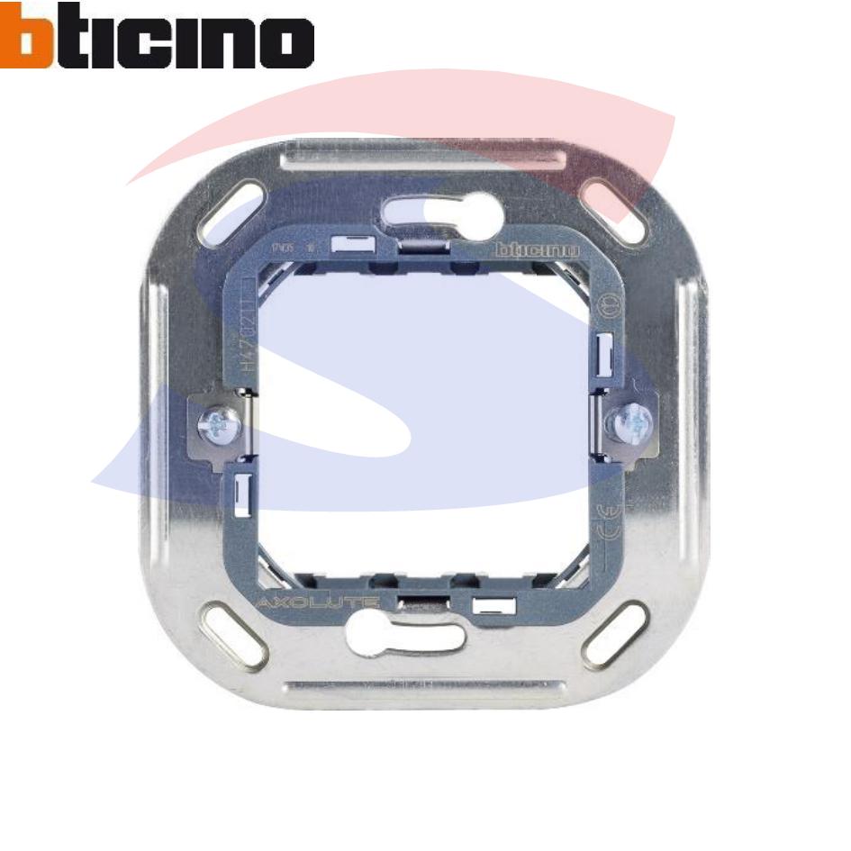 Supporto Bticino 2 moduli con graffette serie "Axolute" - BTICINO H4702IT