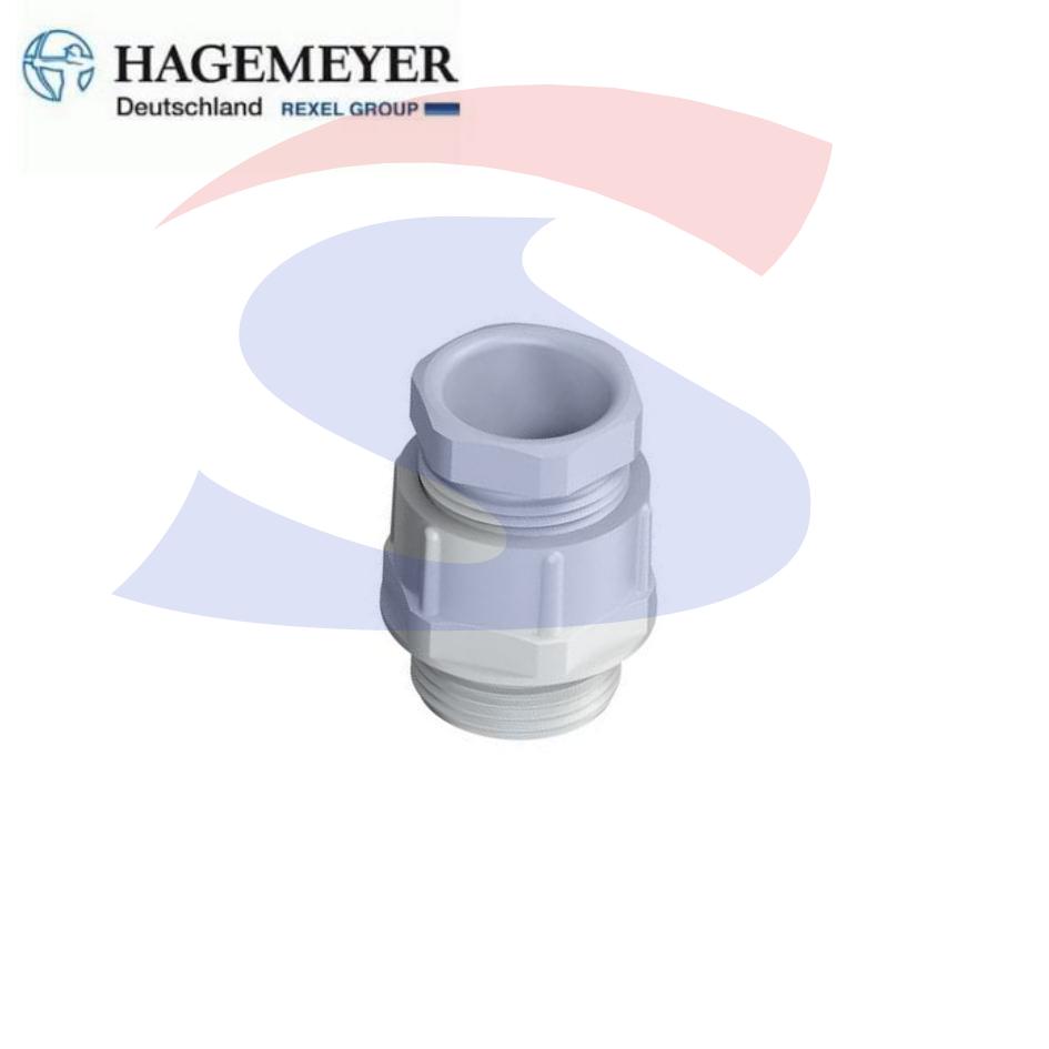 Pressacavo passo PG29 per cavo Ø 18 - 25 mm Grigio RAL7035 - HAGEMEYER 2013082