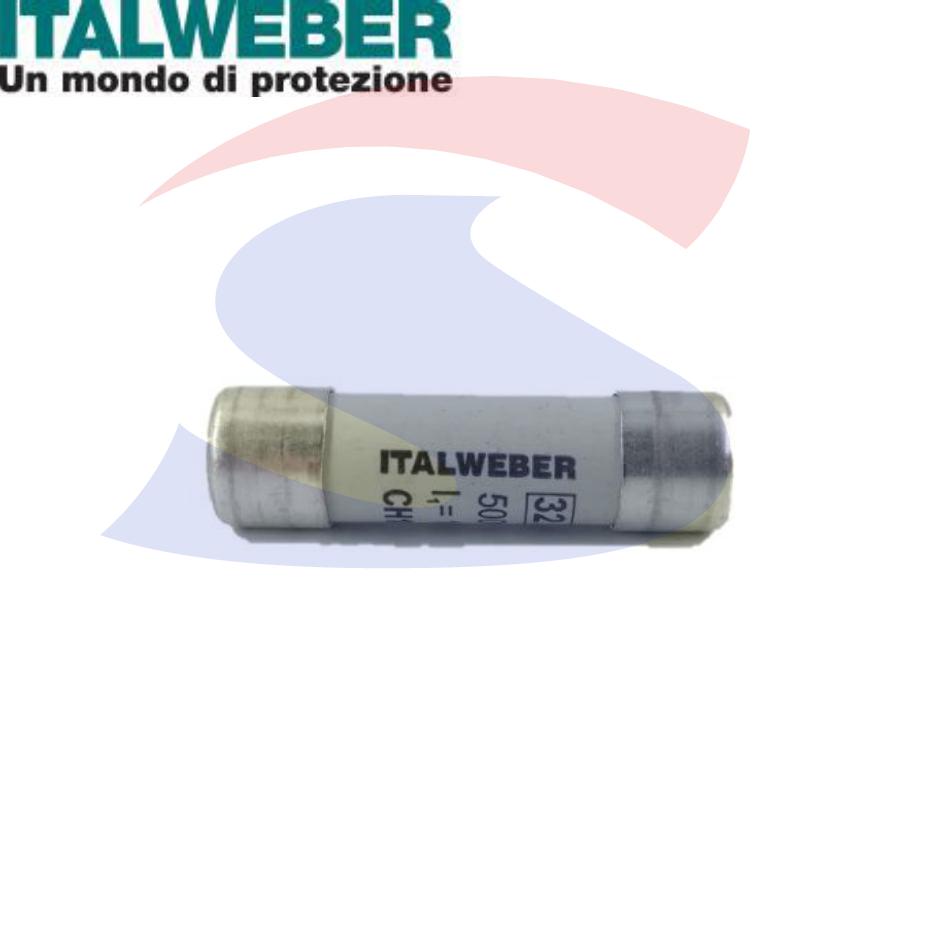 Fusibile in steatite 9 x 36 mm 10 A 400 V - ITALWEBER 1110010