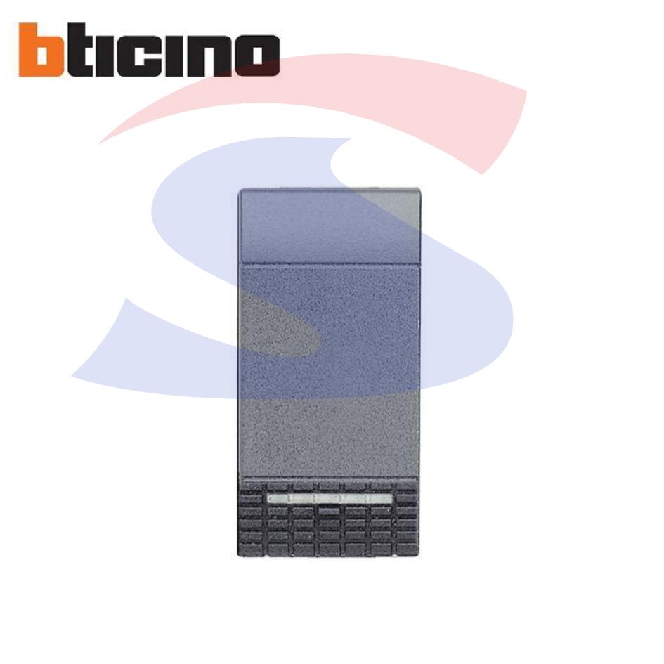Pulsante "LIVING LIGHT" NC 1P 10A 250V, Antracite - BTICINO L4034