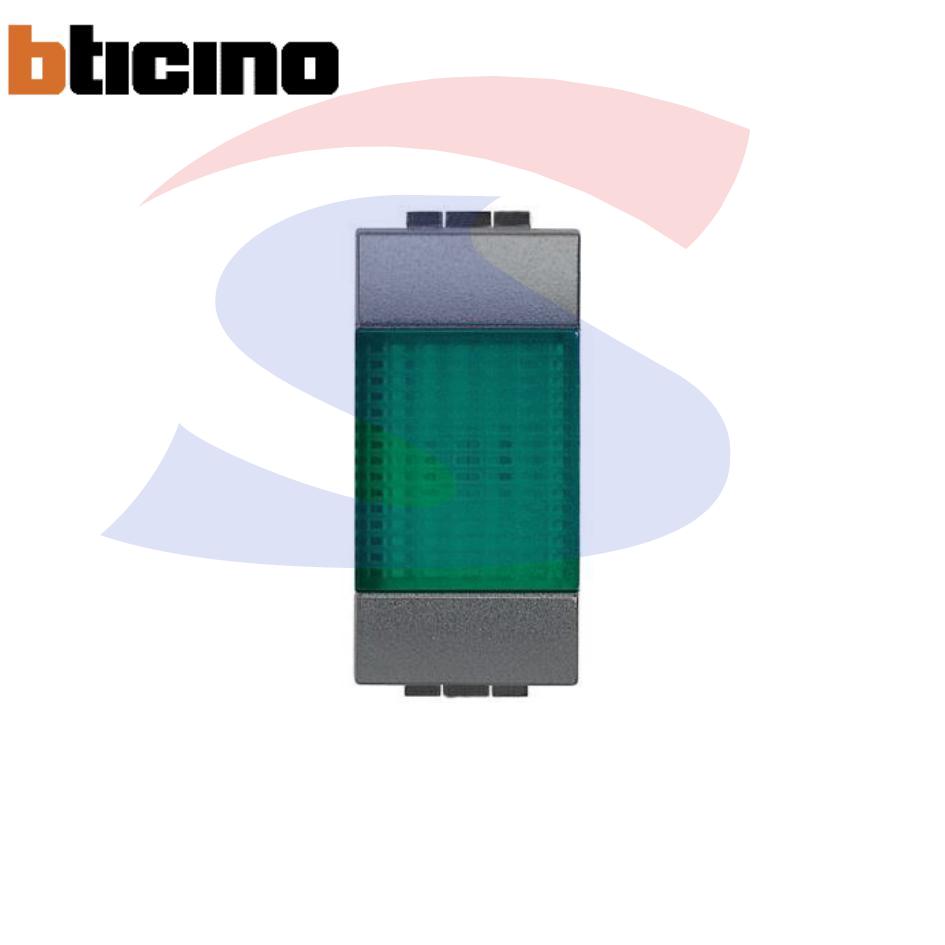 Portalampada con diffusore colore Verde serie LivingLight - BTICINO L4371V