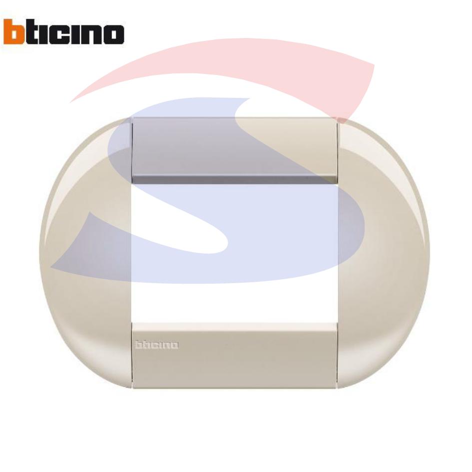 Placca 3 posti colore Colonial serie Livinglight - BTICINO LNB4803CL