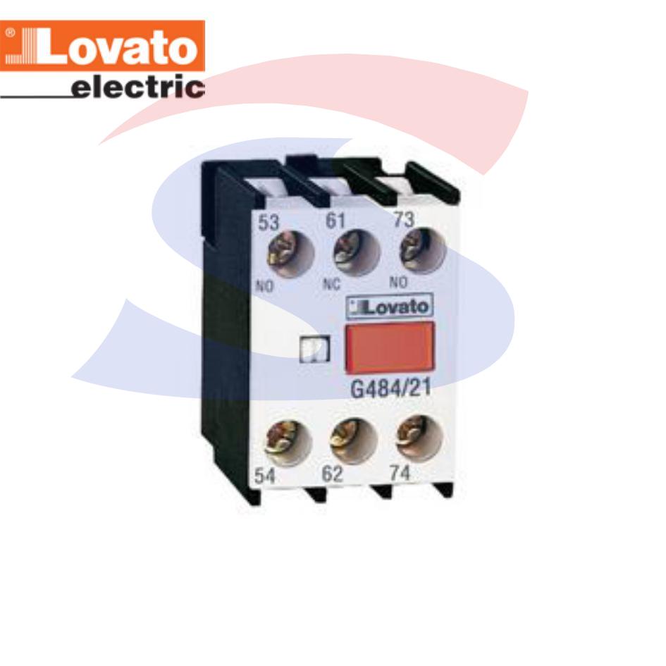 Blocco contatti ausiliari 2NO+1NC per contattori serie BF - LOVATO 11G48421