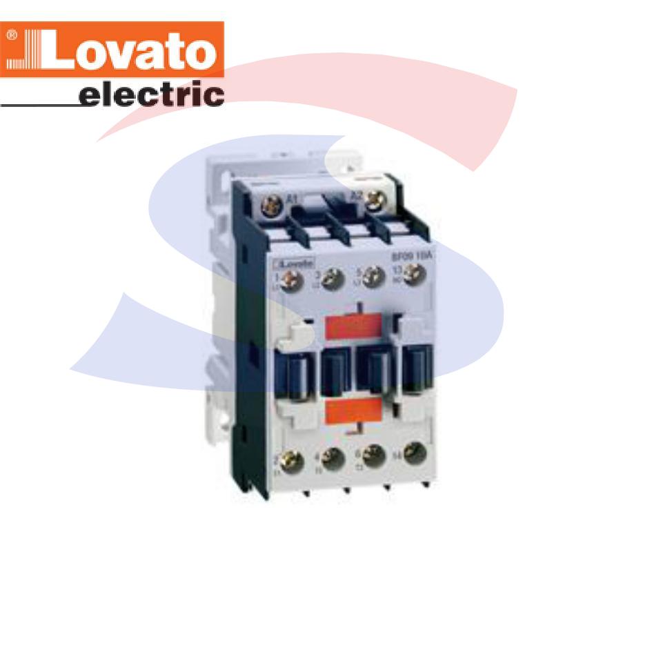 Contattore tripolare + 1 ausiliario NC 230 V 2,2 kW 9 A - LOVATO BF0901A048