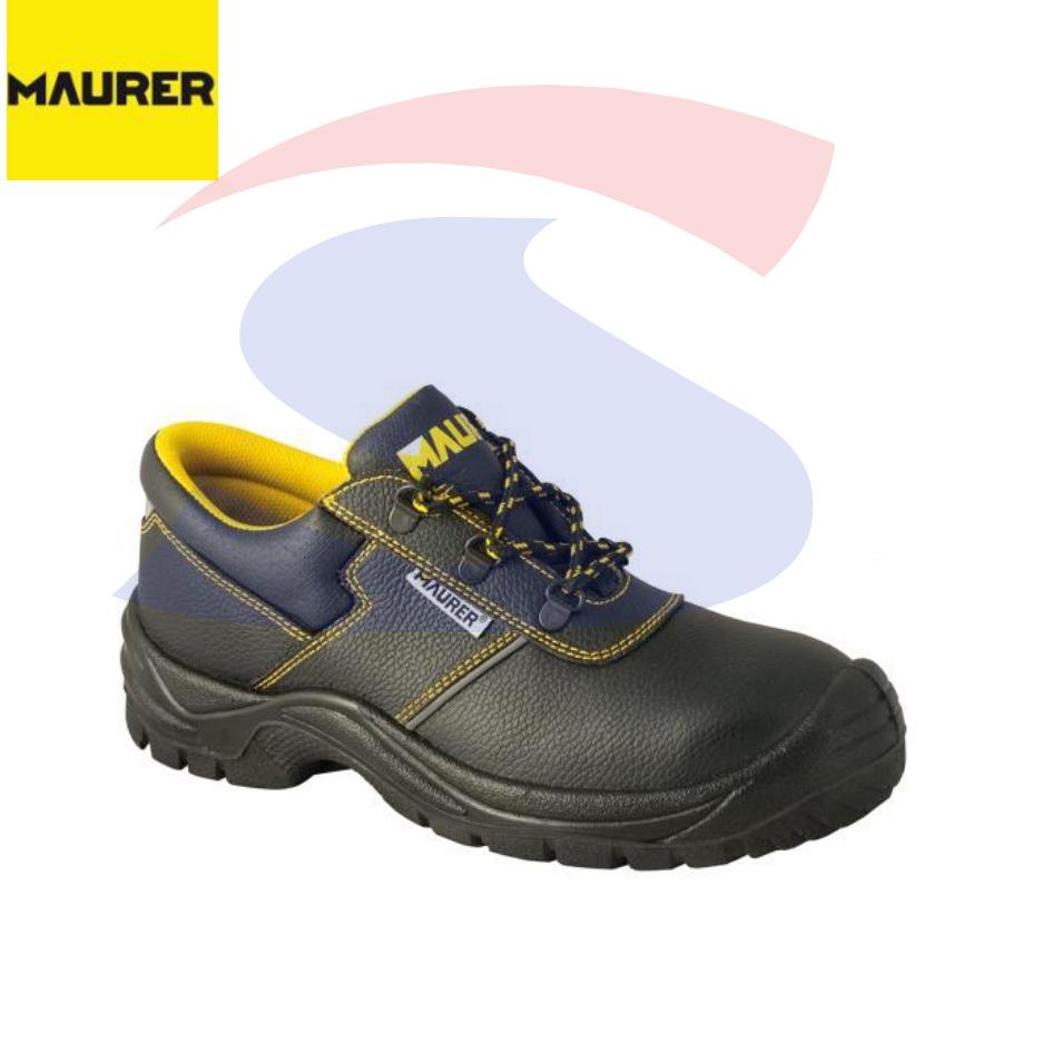 Scarpe in pelle pigmentata idrorepellente S3 NR. 41, Marrone - MAU 95303