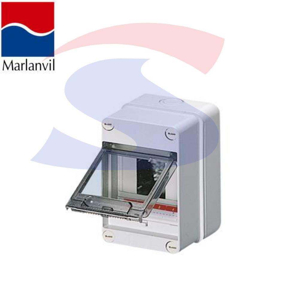 Centralino modulare da esterno 200X160x90 mm 4/8 moduli - MARLANVIL 92.08