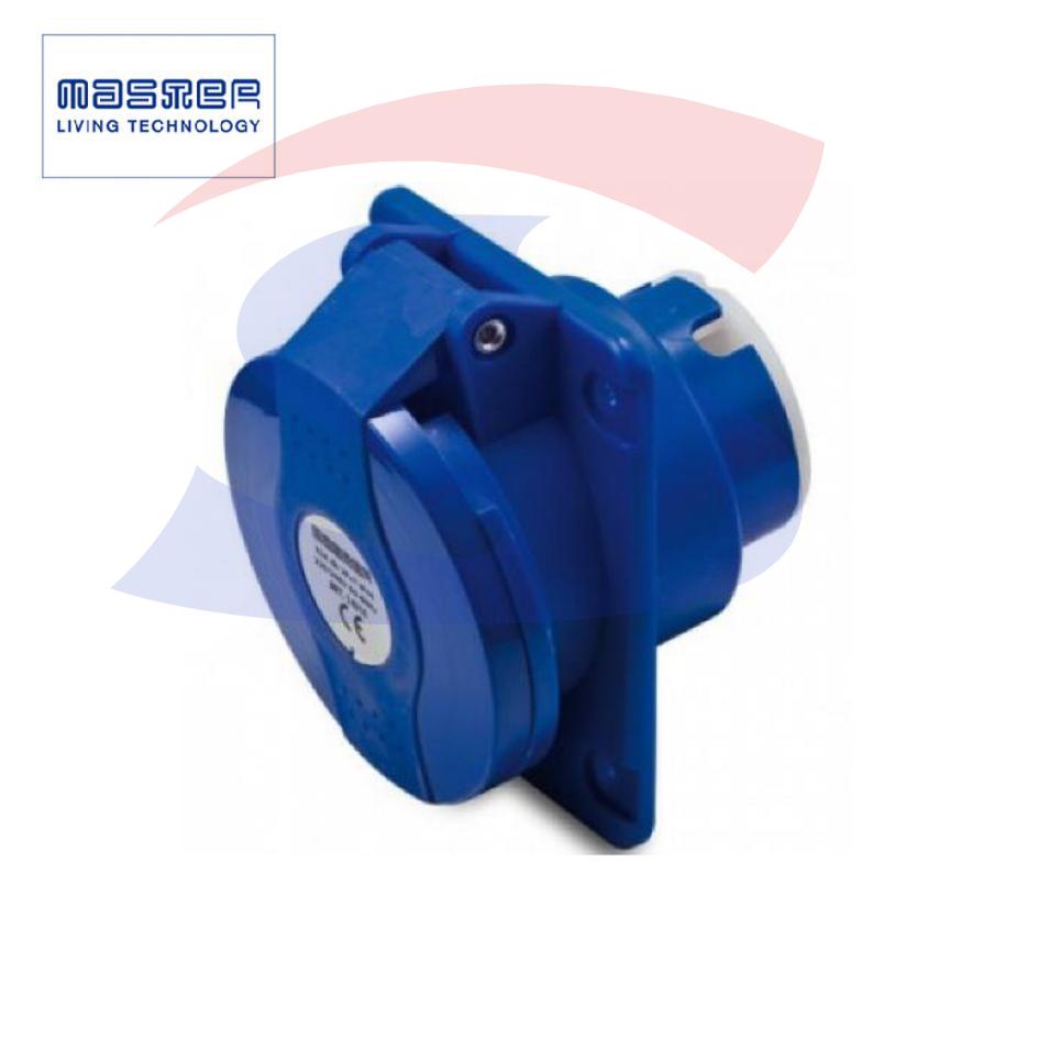 Presa fissa da incasso 2P+T da 16A 200-250 V, Blu - MASTER 24PQ2001