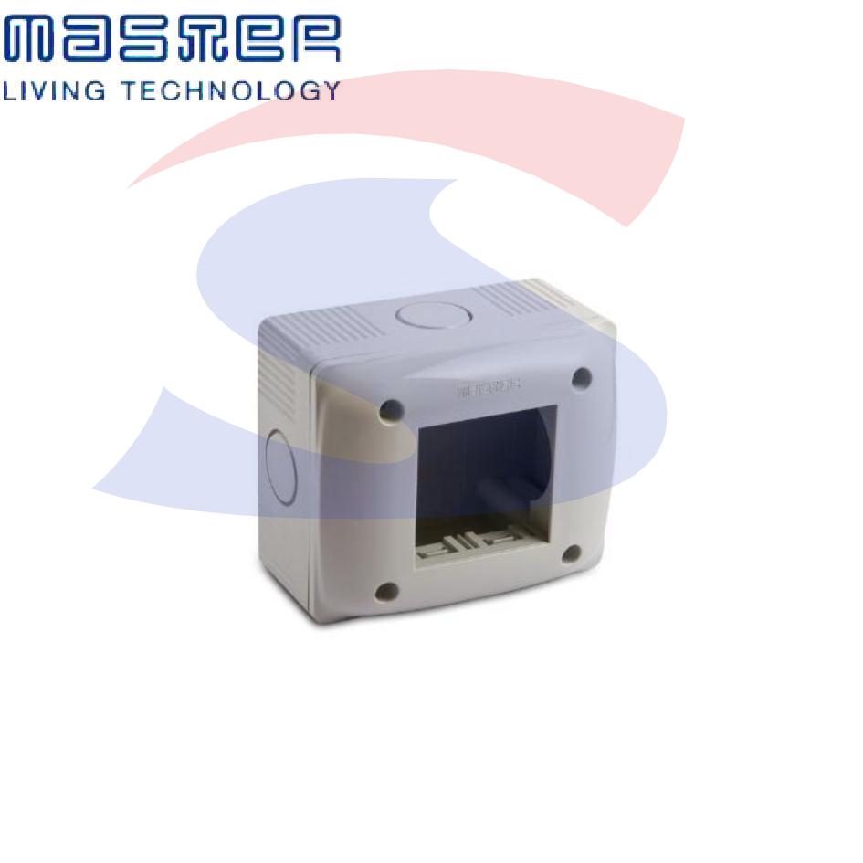 Cassetta portafrutti da esterno 75x80x47 mm 2 posti - MASTER 43302