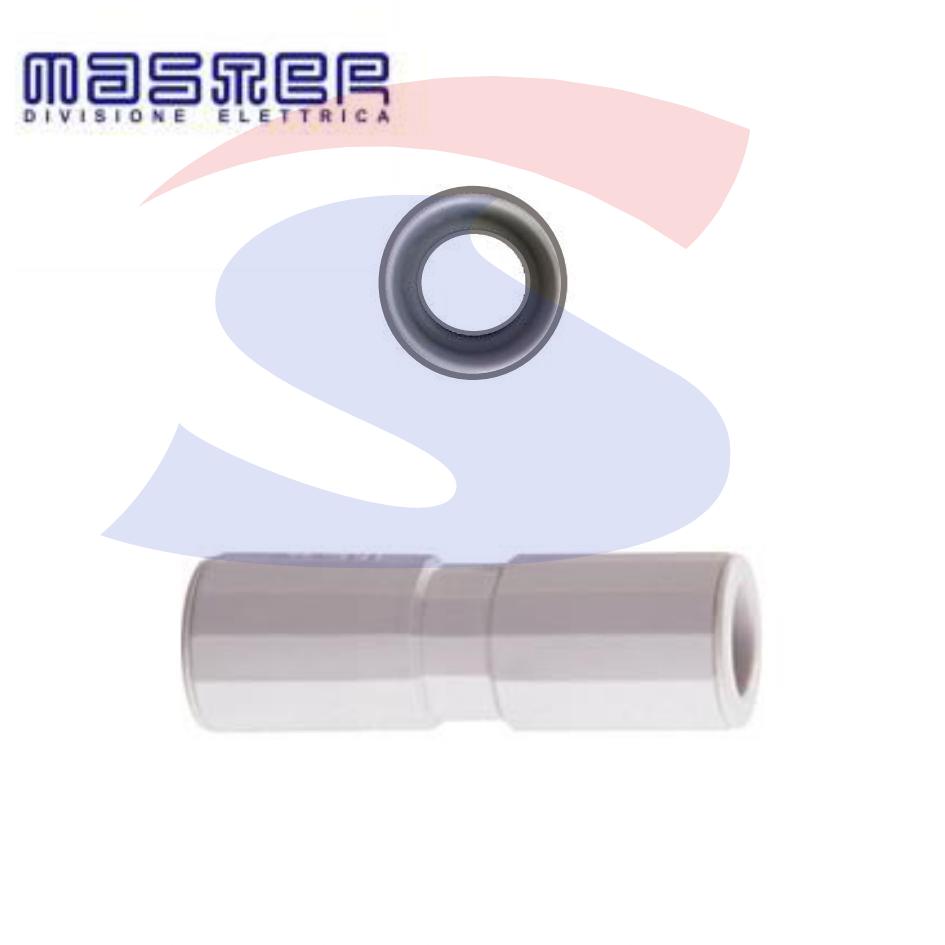 Manicotto IP65 Ø 20 mm in PVC Grigio RAL7035 - MASTER MTT2020