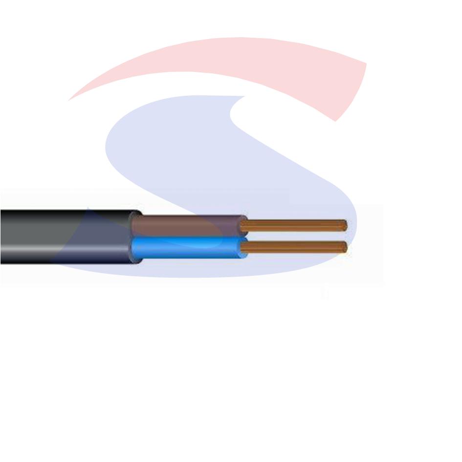 Cavo uso domestico piatto 2 x 1 mm² Nero - MESSI & PAOLONI CUD21N