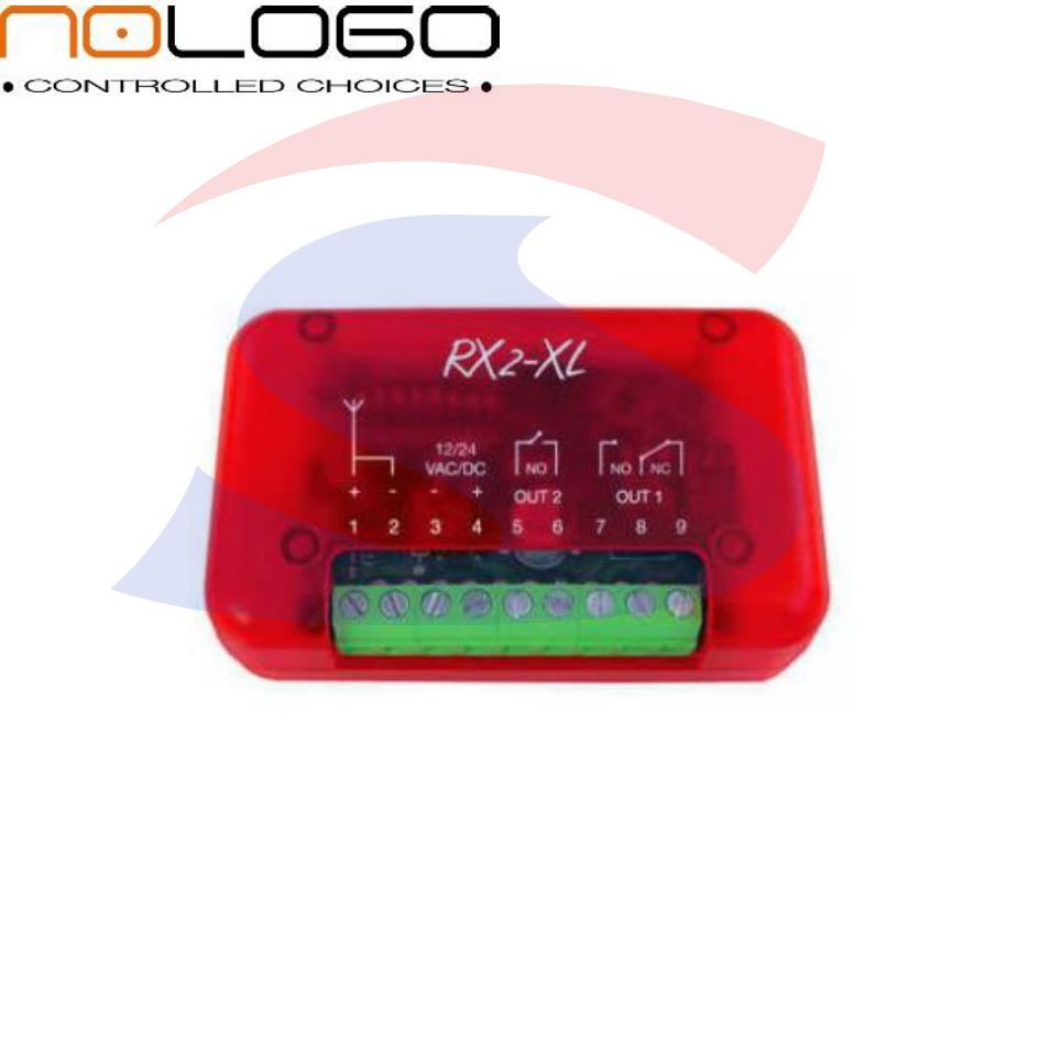 Ricevitore bicanale in autoapprendimento universale - NOLOGO RX2-XL
