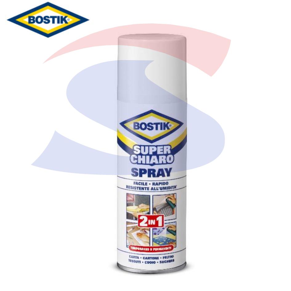 Bostik Superchiaro Colla universale Spray da 500 ml - BOSTIK 46365