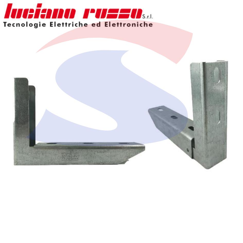 Staffa zincata in acciaio inox 150x130x40 mm - LUCIANO RUSSO SAP15Z
