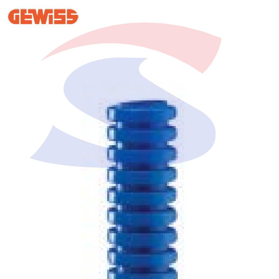 Tubo pieghevole medio Azzurro FK15 Ø 25 mm senza tiracavo - GEWISS DX15425