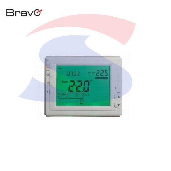 BRAVO Digitale wekelijkse thermostaat, wit
