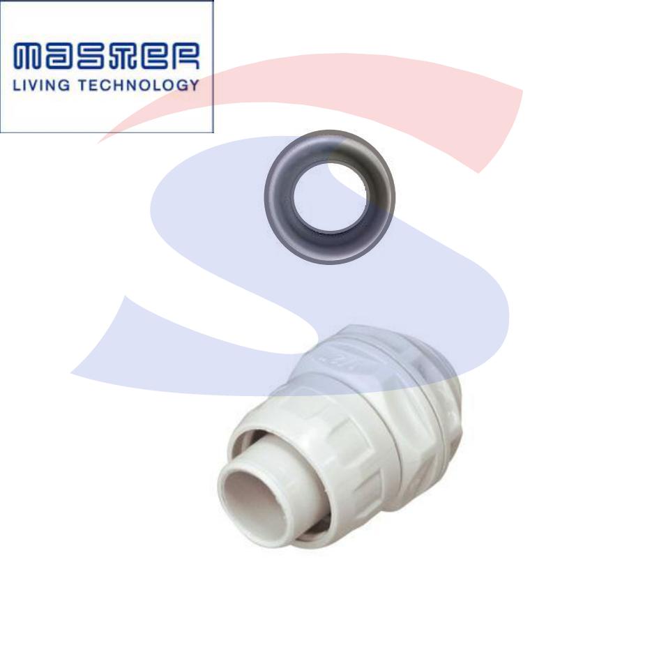Raccordo Guaina-Scatola IP65 Ø 25 mm Grigio RAL 7035 - MASTER RGS2025