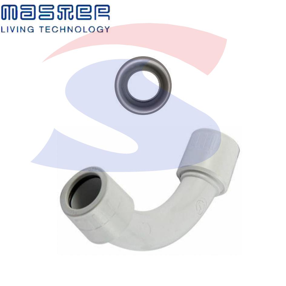 Curva a raggio stretto RK IP65 Ø 32 mm Grigio RAL7035 - MASTER CTT2032