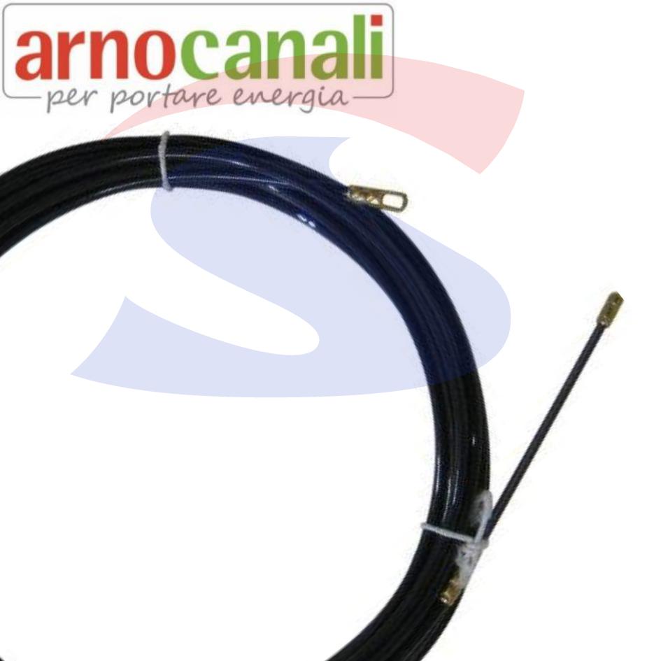 Sonda tiracavi lunga 5 mt avente Ø 4 mm, di colore Nero - ARNOCANALI AN4.005