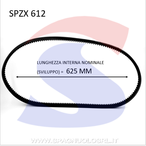 Cinghia Trapezoidale Classica Sezione XPZ 9,7X8X988 - PIBELT SPZX975EVO
