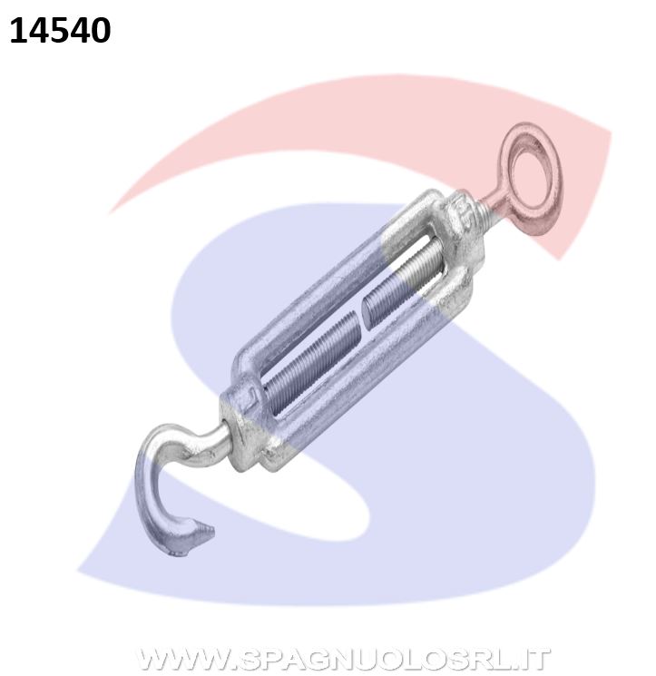 TENDITORE OCCHIO-GANCIO 10MM ZINCATO - DE SANTIS 86482