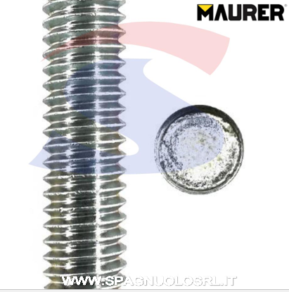 BARRA FILETTATA ZINC.1MT 6MMPASSO GROSSO 1 - MAU 91582