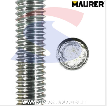 BARRA FILETTATA ZINC.1MT M8PASSO GROSSO 1,25 - MAU 91583