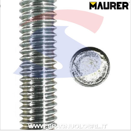 BARRA FILETTATA ZINC.1MT 4MMPASSO GROSSO 0,7 - MAU 91580