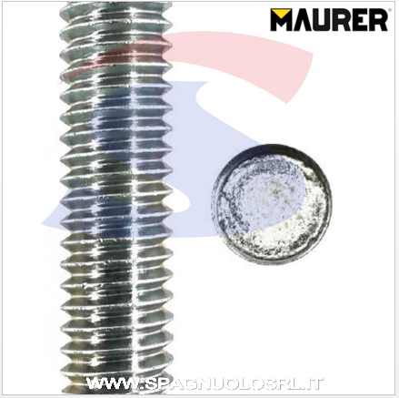 BARRA FILETTATA ZINC.1MT 5MMPASSO GROSSO 0,8 - MAU 91581