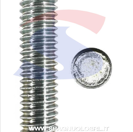BARRA FILETTATA ZN 4.8 M33DA 1MT ZINCATA PASSO 3,5 - VIPA 647V00003301