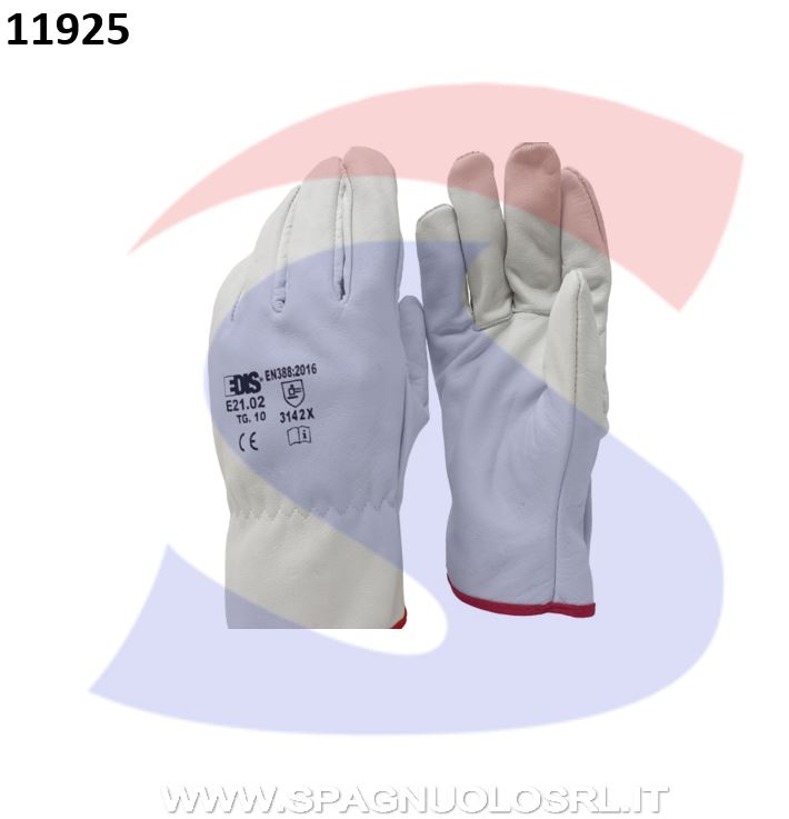 GUANTI PELLE DI BOVINO TG.09 - EDIS 0020286