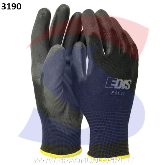 GUANTI POLIURETANO TG. 9 XLNERO - EDIS 0013354