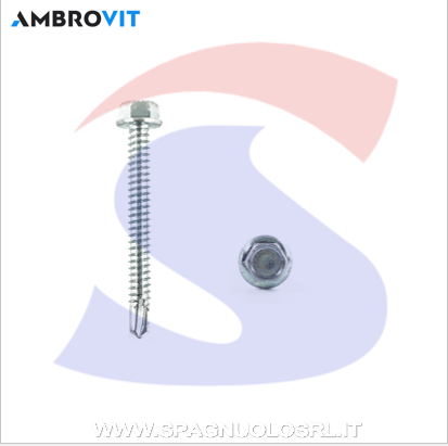 VITI AUTOPERFORANTI 6,3X60ZINCATA TOTALMENTE FILETTATA - AMBROVIT 18906