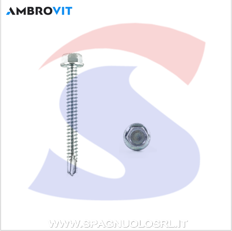 VITI AUTOPERFORANTI 6,3X70ZINCATA TOTALMENTE FILETTATA - AMBROVIT 18907